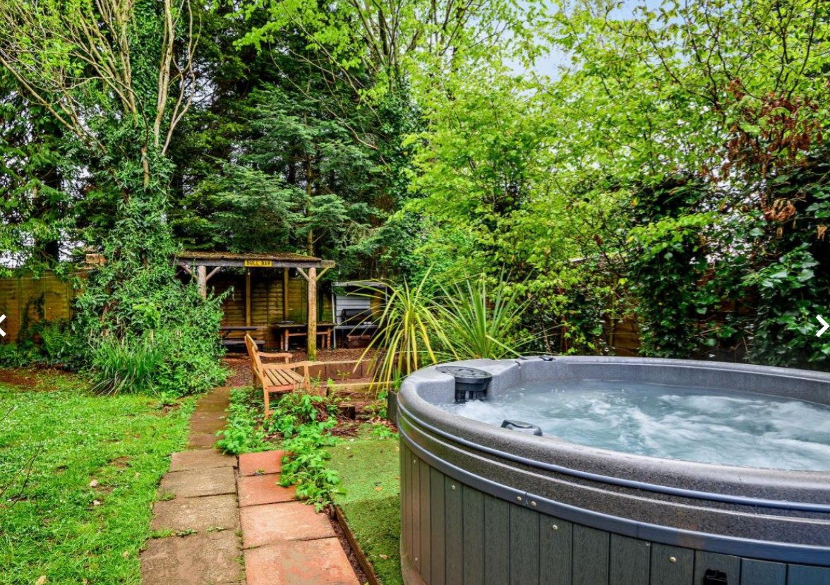 Make a splash in the Bull Pen's private hot tub...