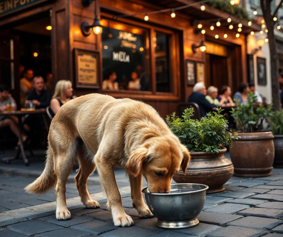 Dog friendly restaurants West Wales