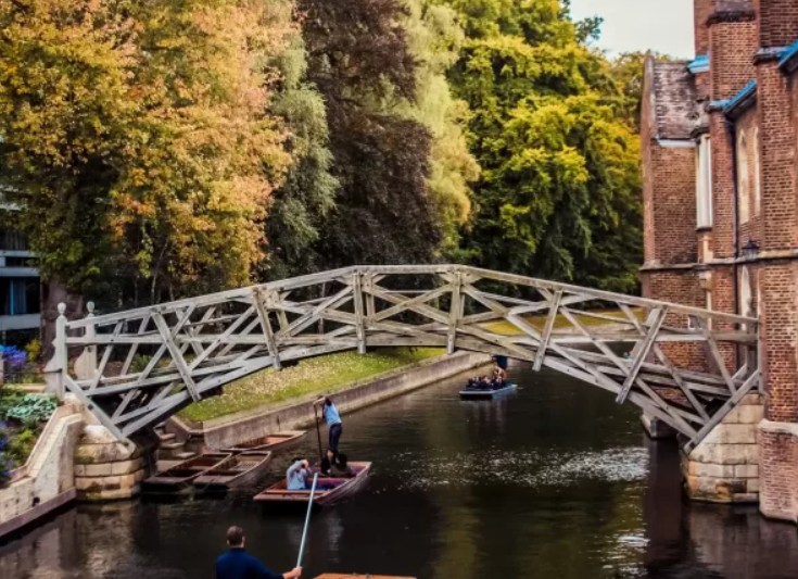 Punting on the River Cam, Cambridge