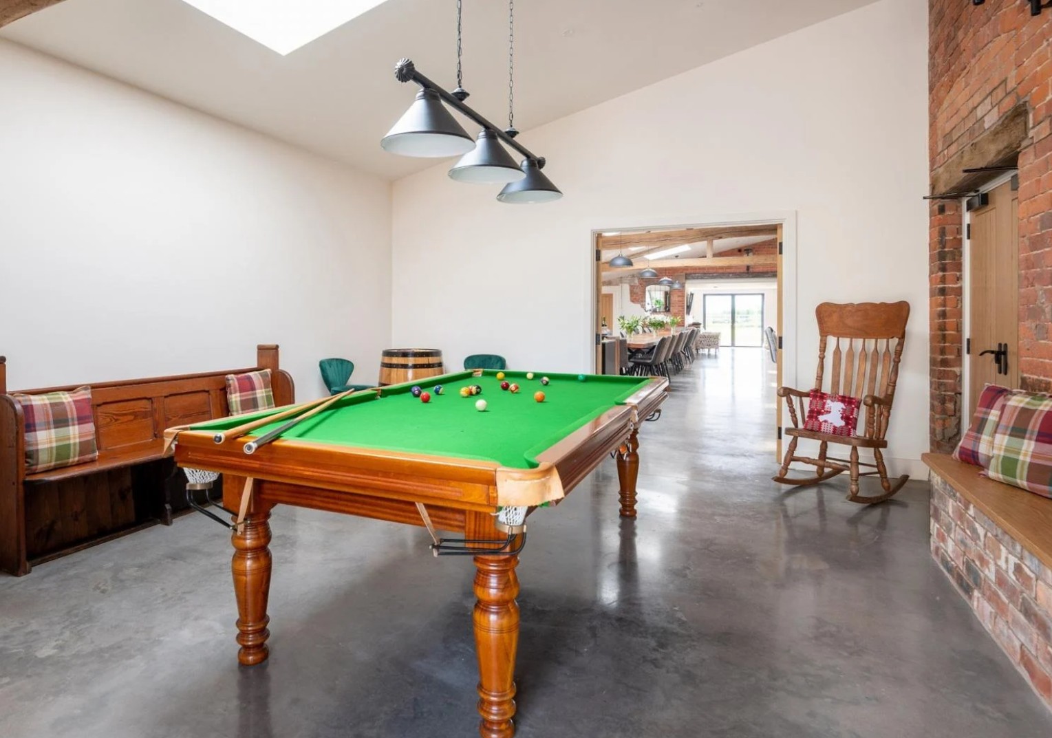 The Old Cider Press Barn has its own games room!