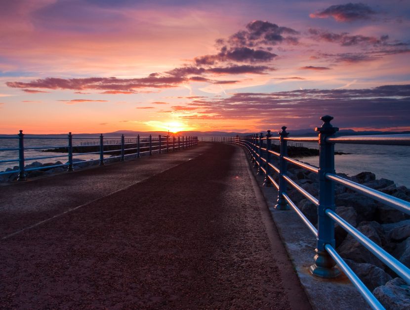 Morecambe Bay - a top dog friendly beach in Lancashire