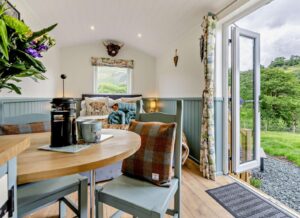 The Highland Hideaway Shepherd Hut interior