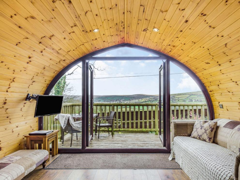 The Pod Overlooking Dartmoor in South West of England, Devon