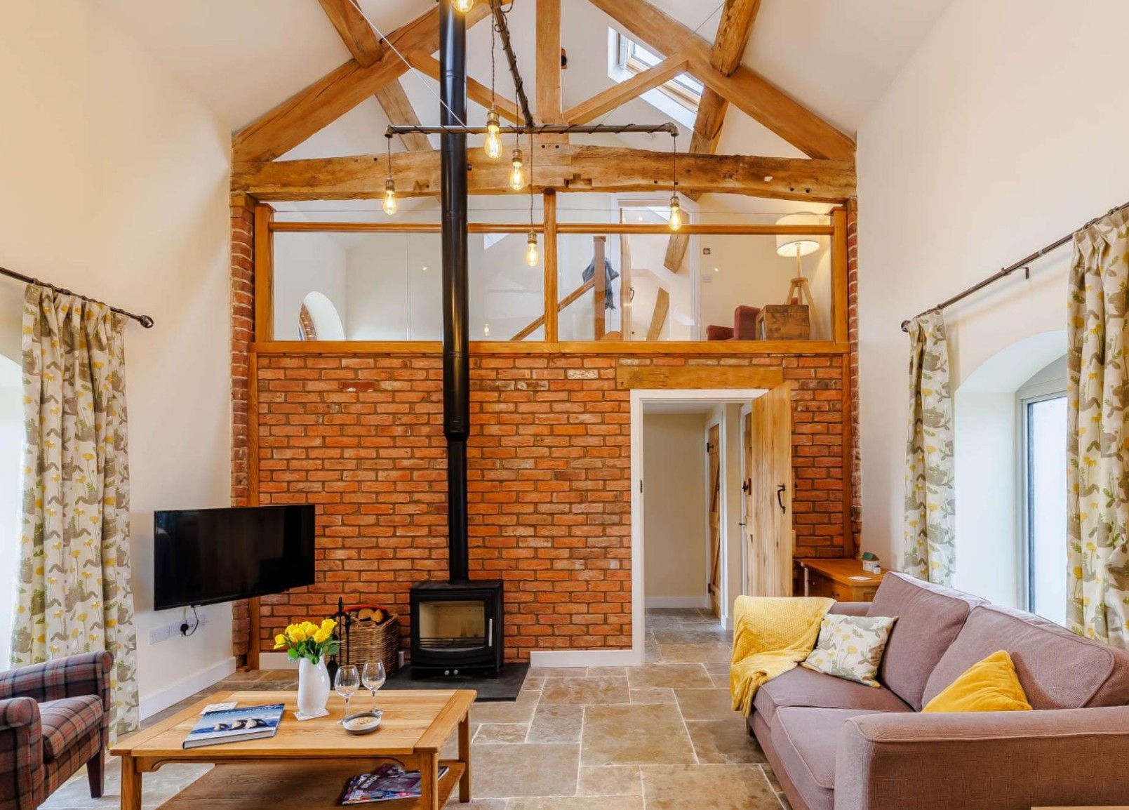 Coton Park Farm Barn interior